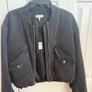 Rag and Bone Featherweight Maggie Bomber Jacket medium